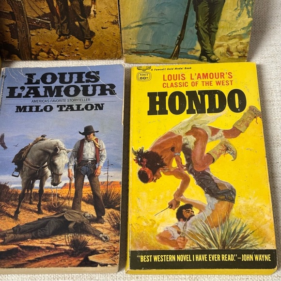 Lot of 6 Vintage Louis L'AmourPaperback Books - Picture 5 of 6
